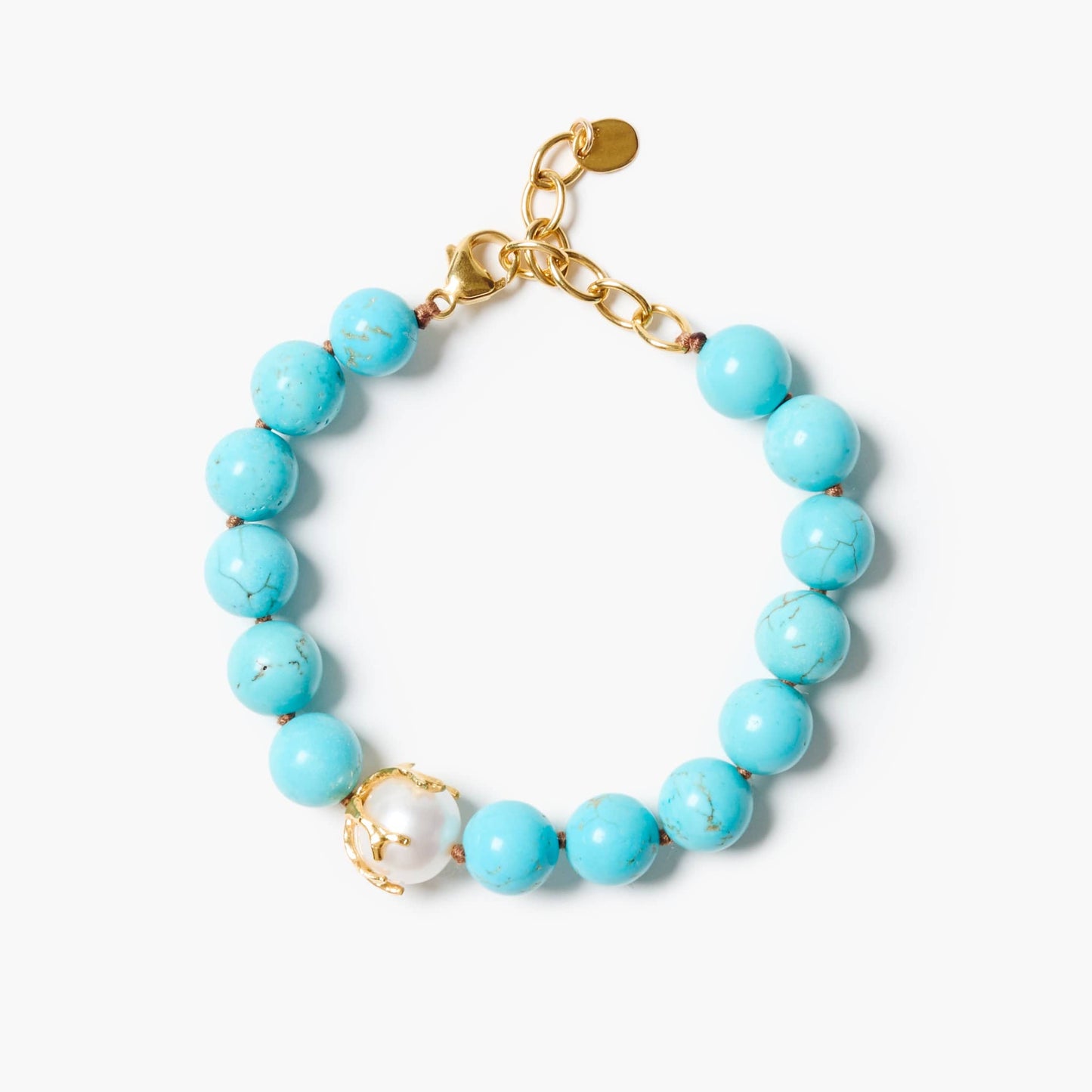 BRC-GPL Coral Crown Bracelet Turquoise