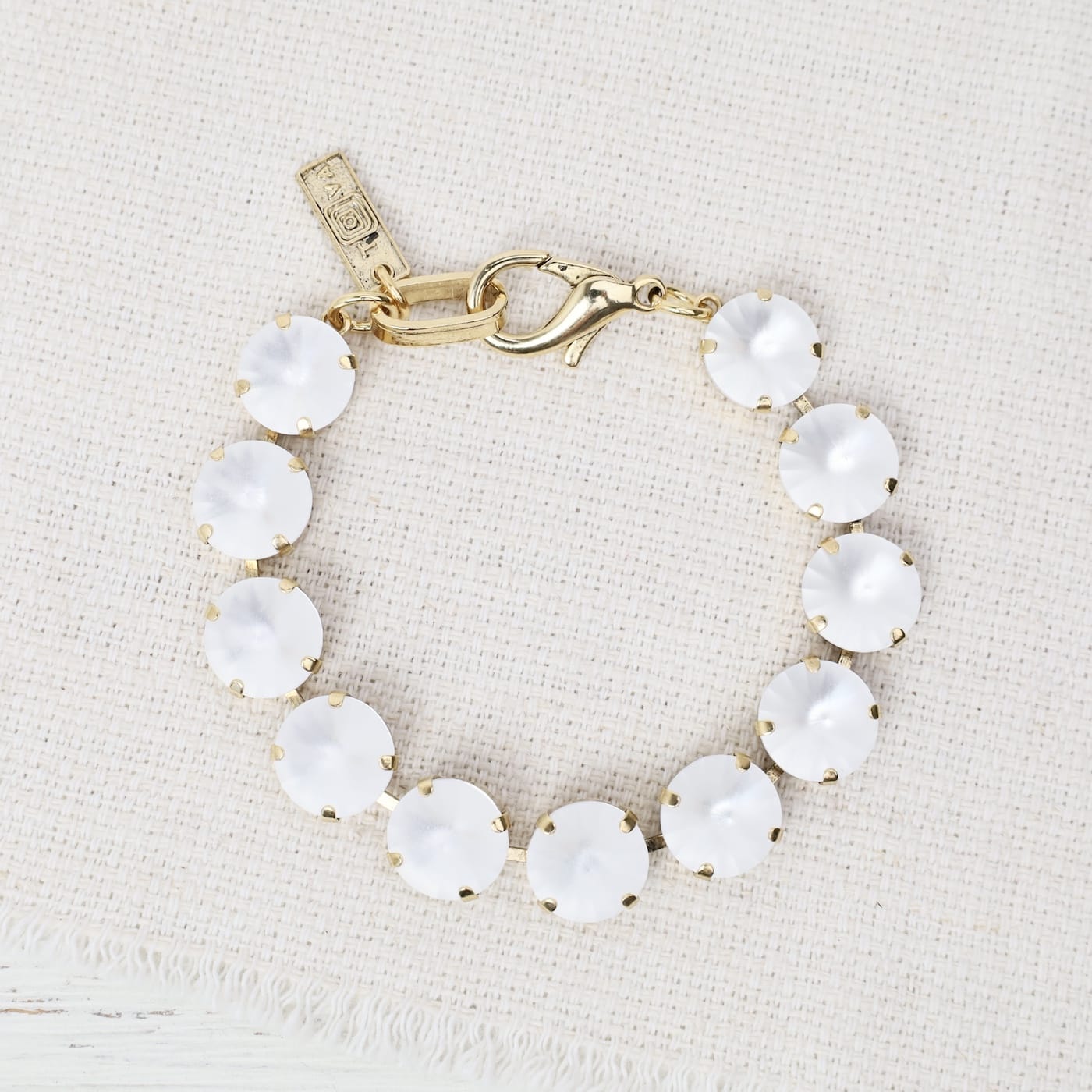 BRC-GPL Croatia Bracelet in White Matte