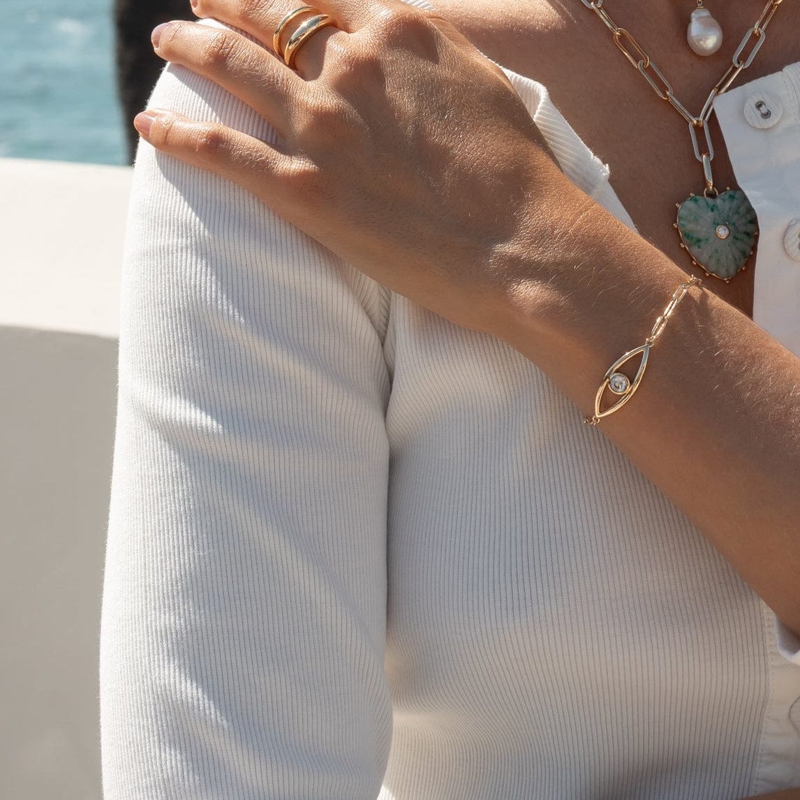 BRC-GPL Evil Eye Bracelet