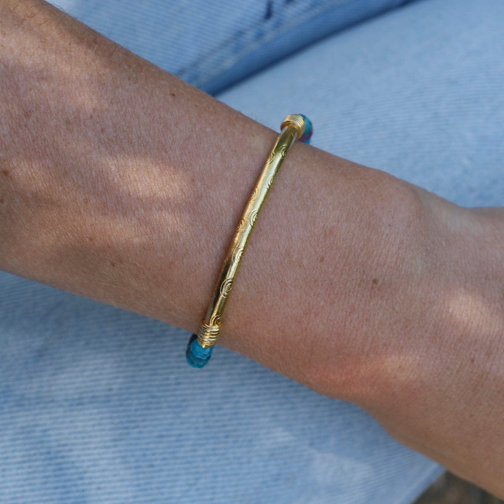 BRC-GPL Gold Amazing Apatite Bracelet