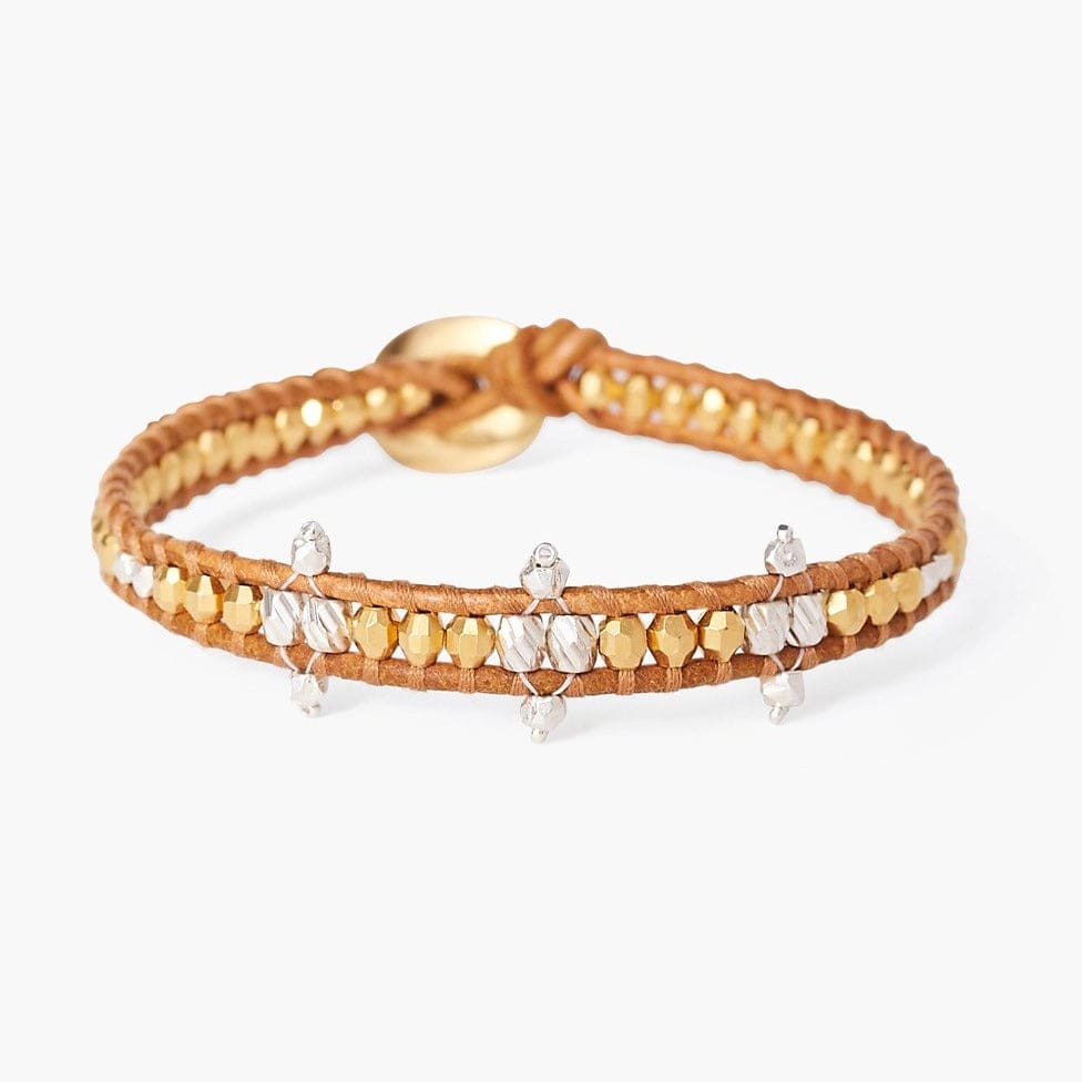 
                      
                        BRC-GPL Gold and Silver 6" Wrap Bracelet
                      
                    