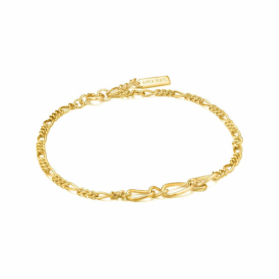 BRC-GPL Gold Figaro Chain Bracelet
