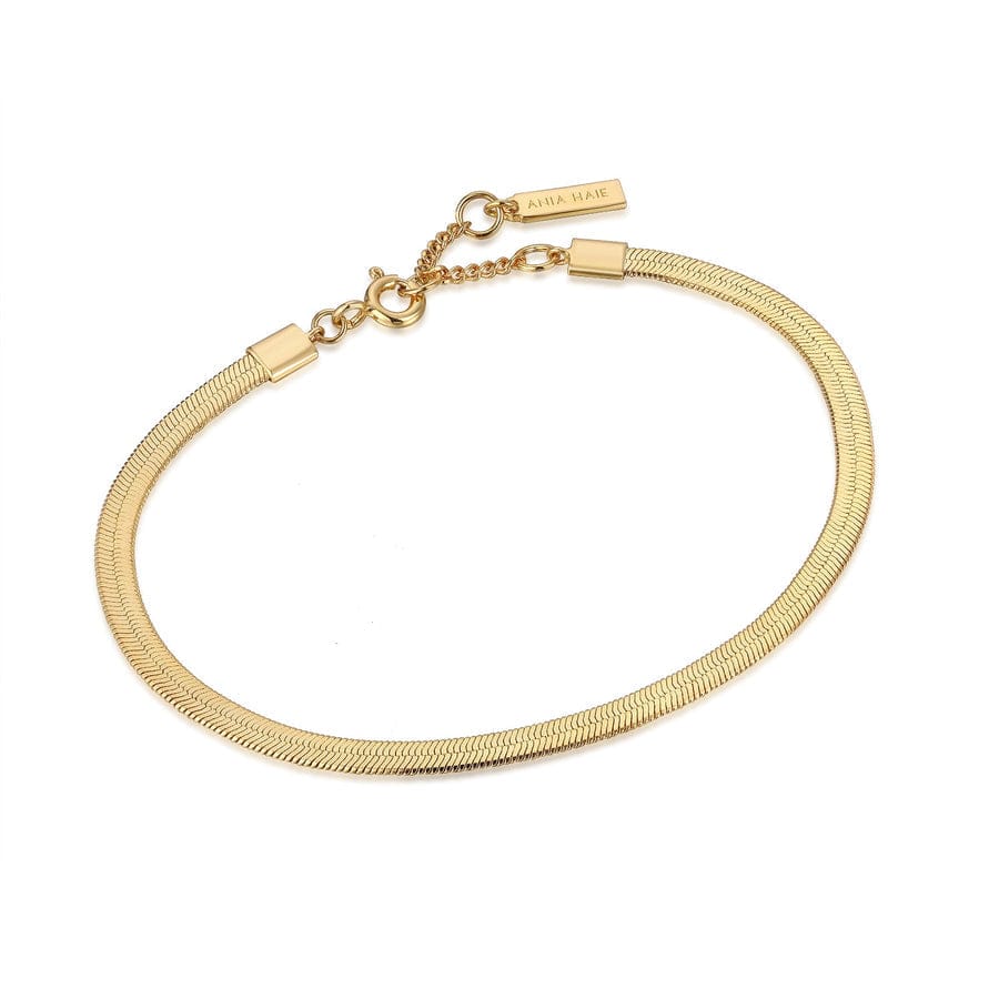 
                      
                        BRC-GPL Gold Flat Snake Chain Bracelet
                      
                    