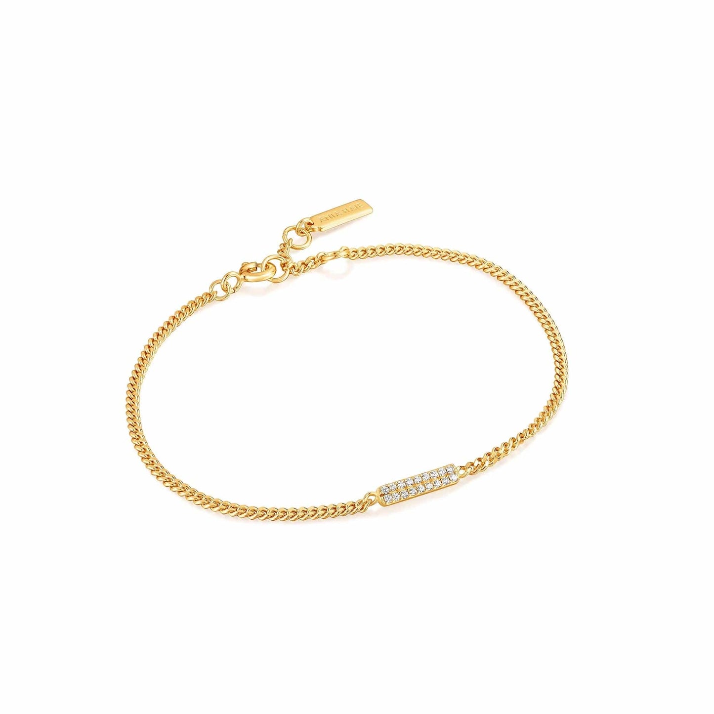 BRC-GPL Gold Glam Bar Bracelet