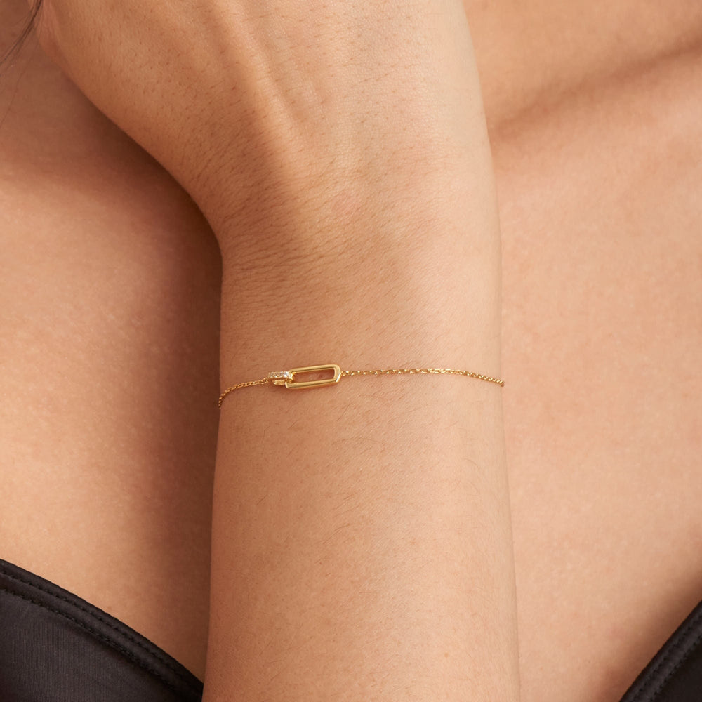 
                      
                        BRC-GPL Gold Glam Interlock Bracelet
                      
                    