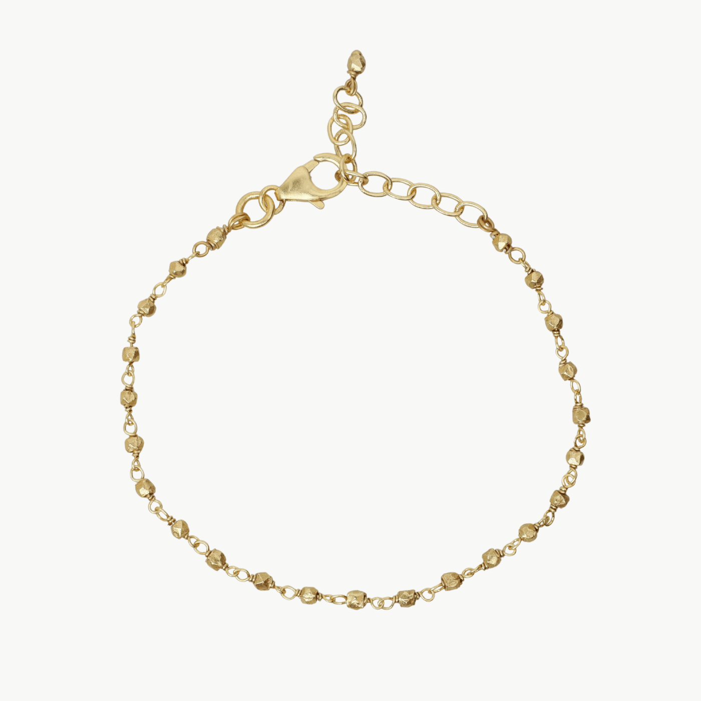 BRC-GPL Gold Handcrafted Beads Bracelet