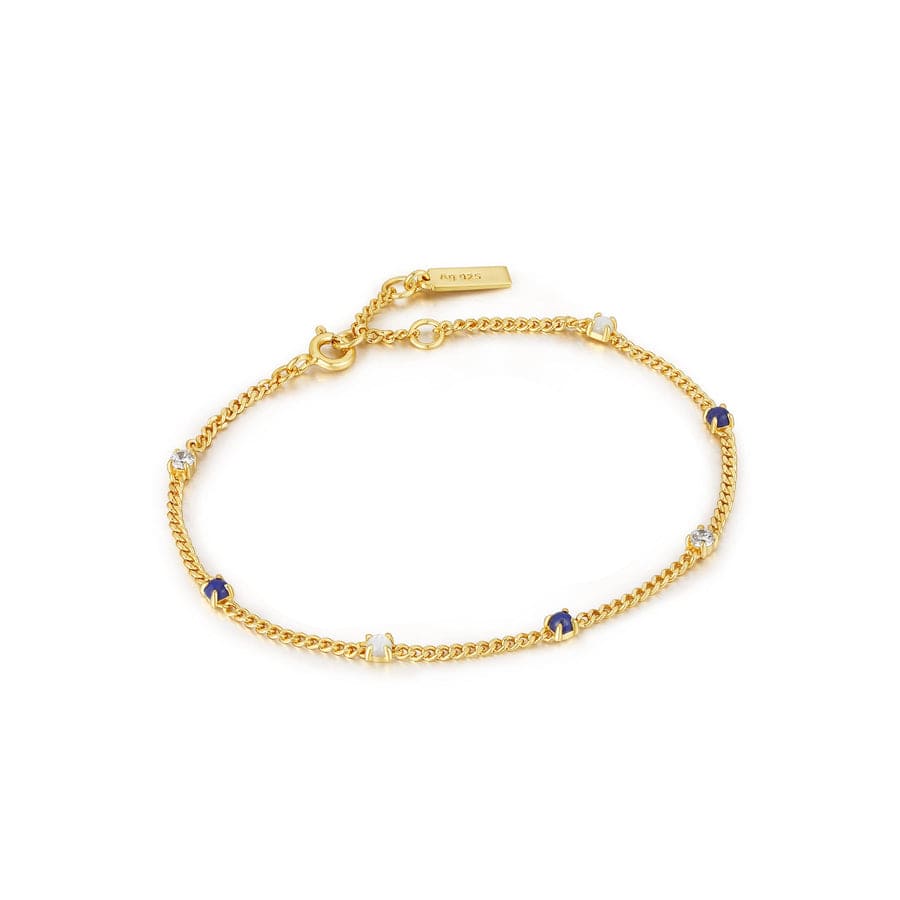 
                      
                        BRC-GPL Gold Lapis Chain Bracelet
                      
                    