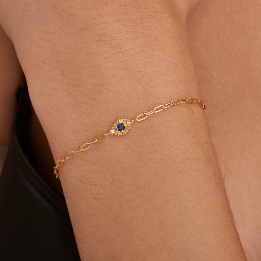 
                      
                        BRC-GPL Gold Lapis Evil Eye Bracelet
                      
                    