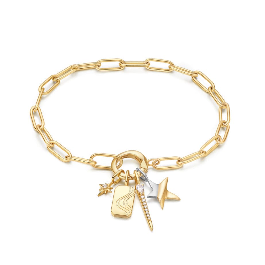 
                  
                    BRC-GPL Gold Link Charm Chain Connector Bracelet
                  
                