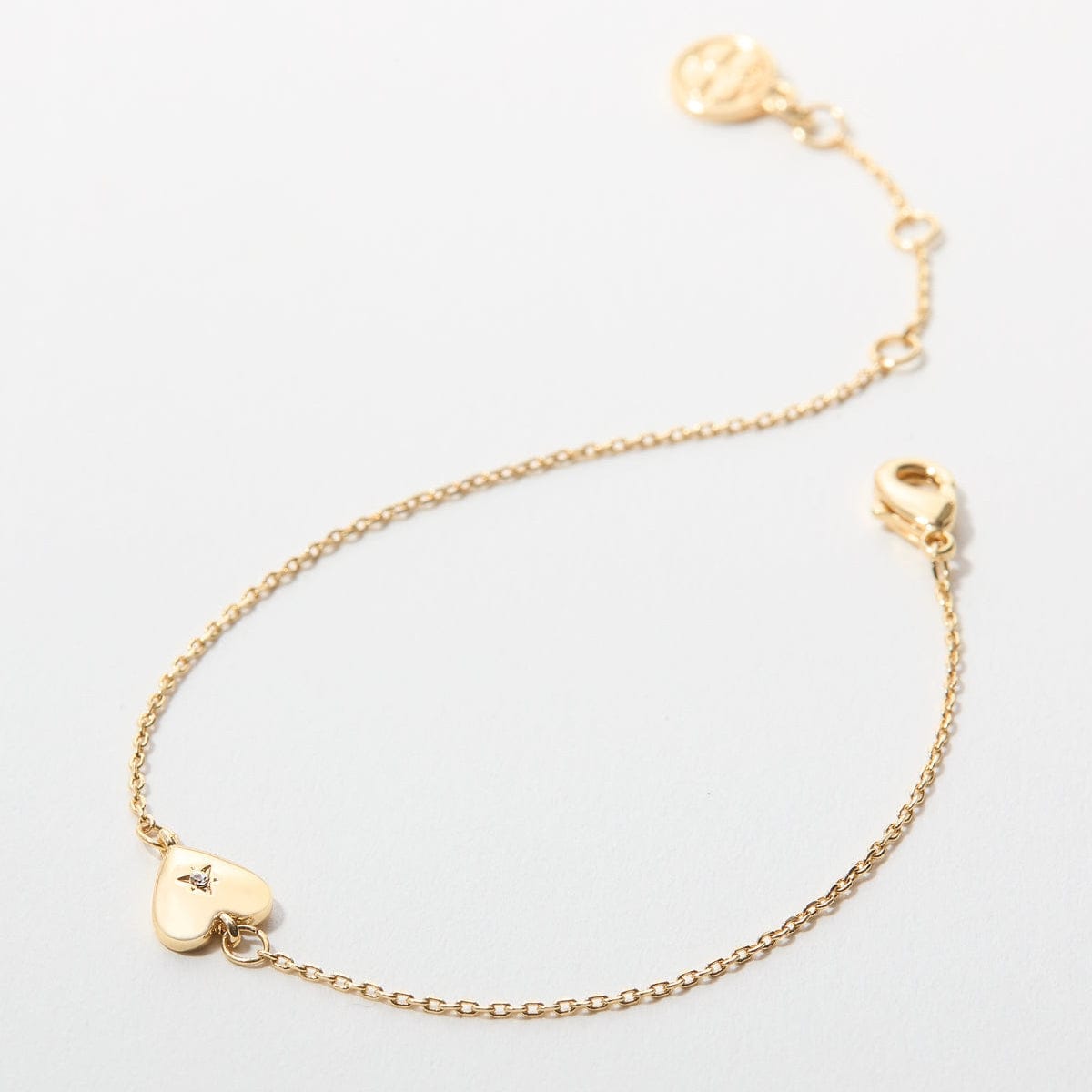 BRC-GPL Gold Plated Always in My Heart Icon Bracelet