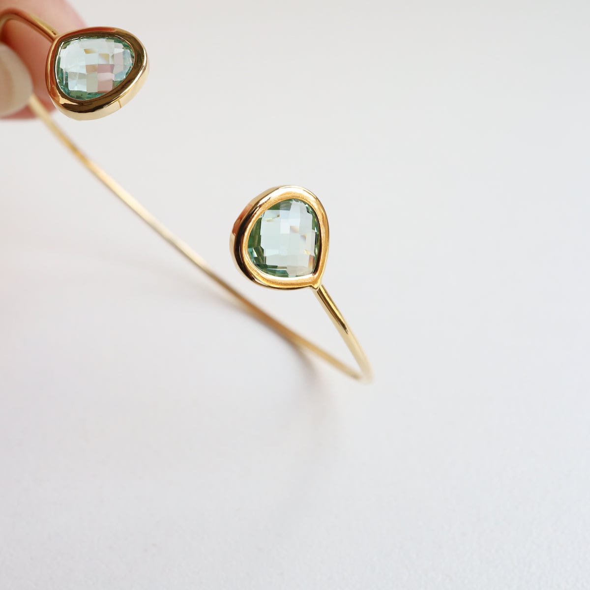 BRC-GPL Gold Plated Erinite Double Crystal Bracelet