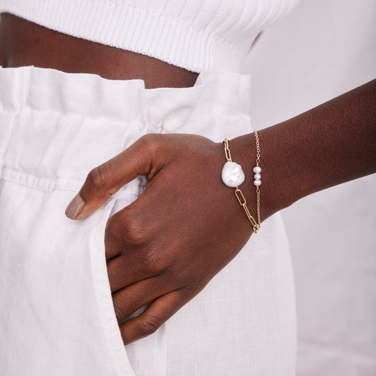 BRC-GPL Gold Plated Grit Bracelet