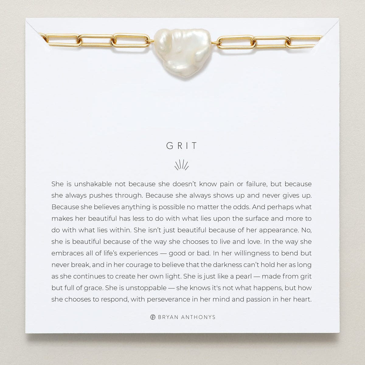 BRC-GPL Gold Plated Grit Bracelet