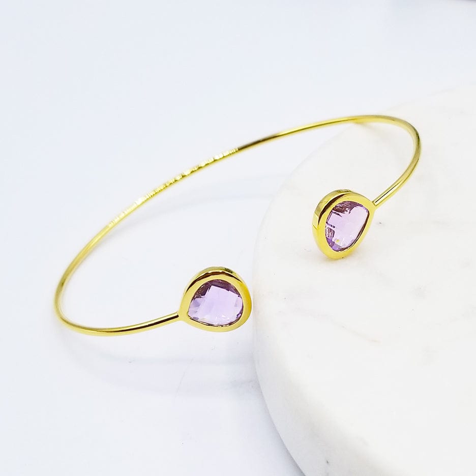 
                      
                        BRC-GPL Gold Plated Lavender Double Crystal Bracelet
                      
                    