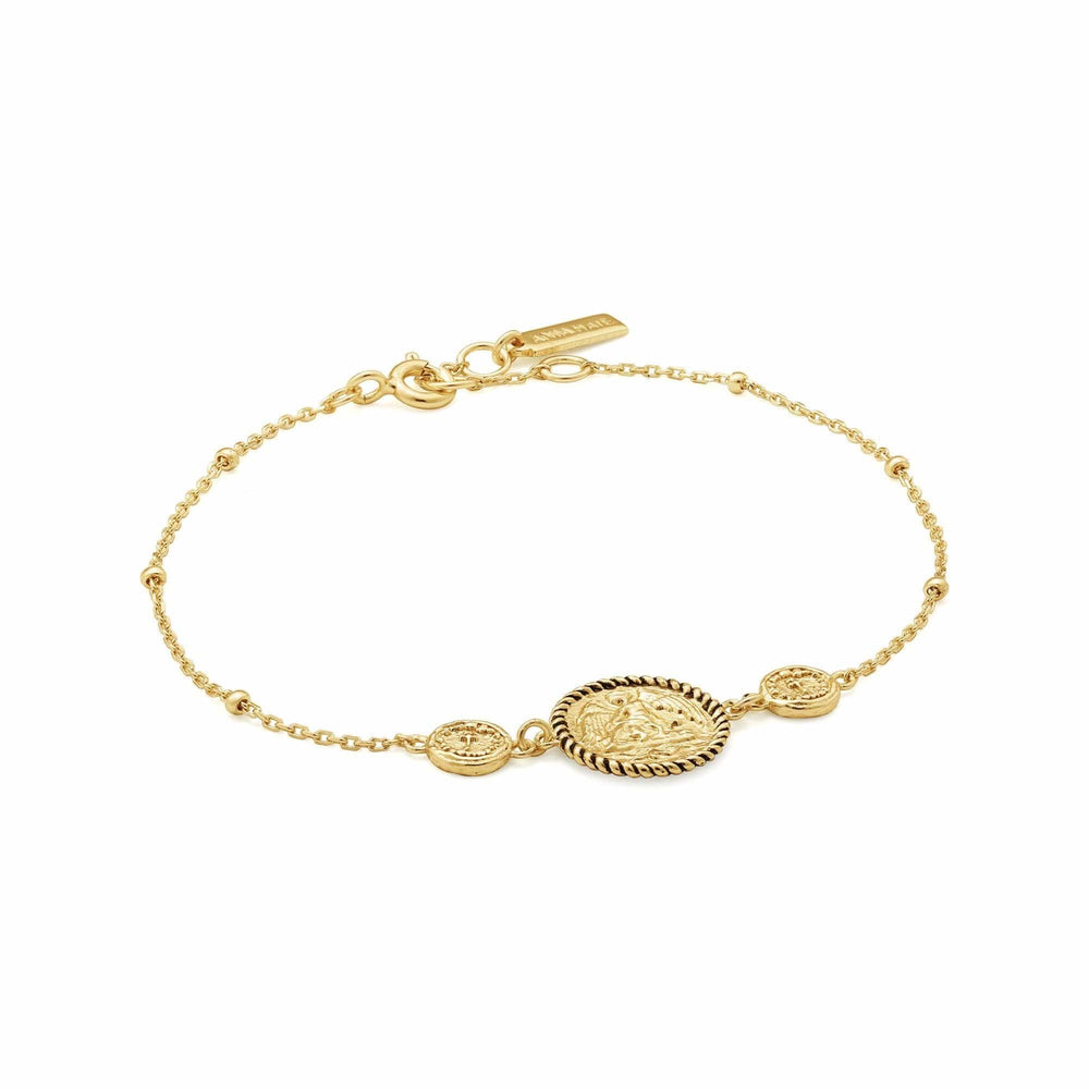 BRC-GPL Gold Winged Goddess Bracelet