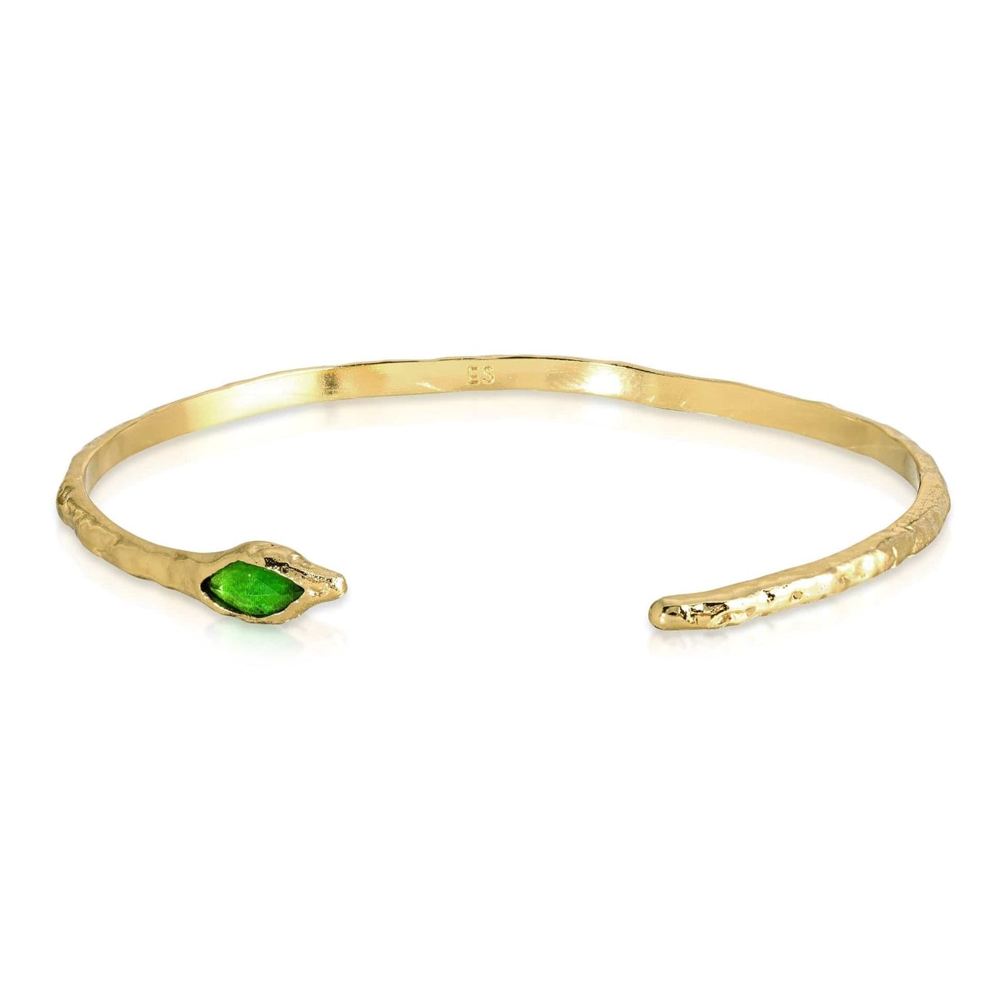 BRC-GPL Green Quartz Mystic Serpent Bracelet