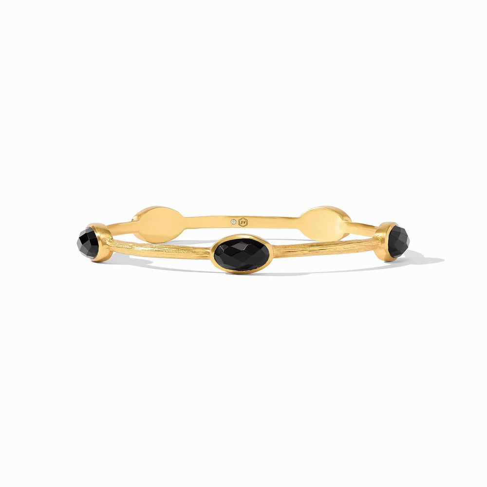 BRC-GPL Ivy Stone Bangle Obsidian Black