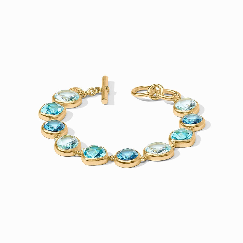 BRC-GPL Kaleidoscope Bahamian Blue Tennis Bracelet