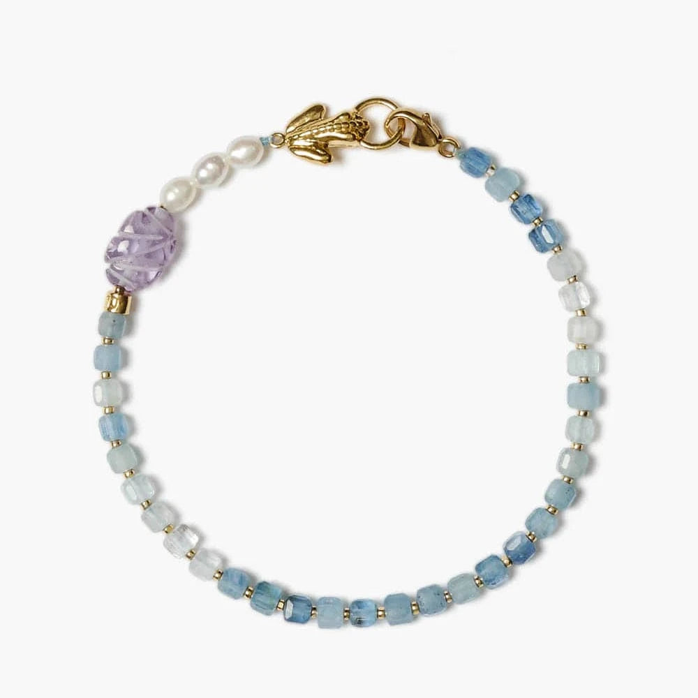 BRC-GPL Lottie Bracelet Aquamarine Mix