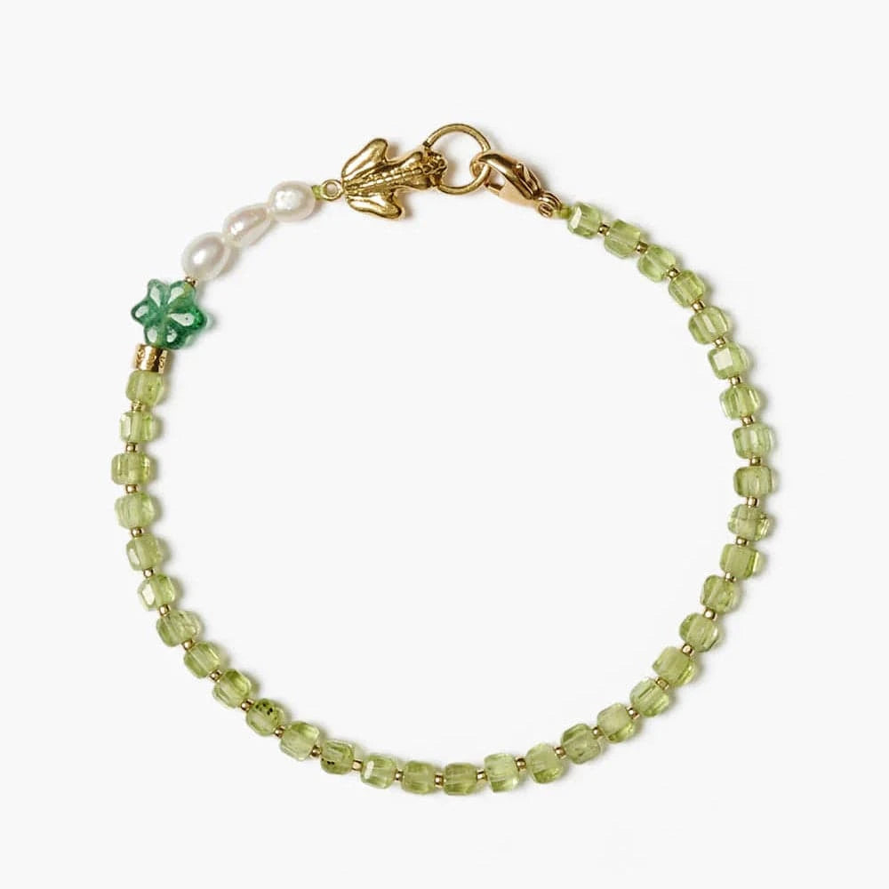 BRC-GPL Lottie Bracelet Peridot Mix