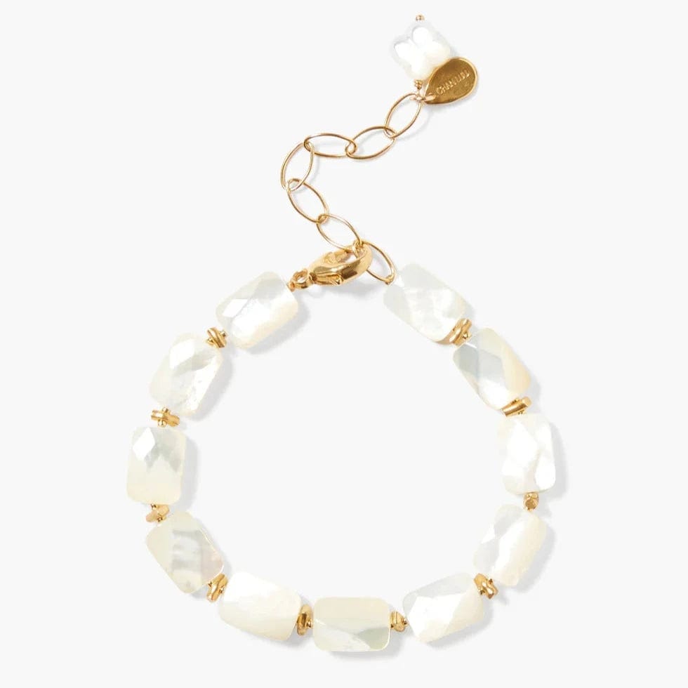 BRC-GPL Luz Bracelet White Mother of Pearl