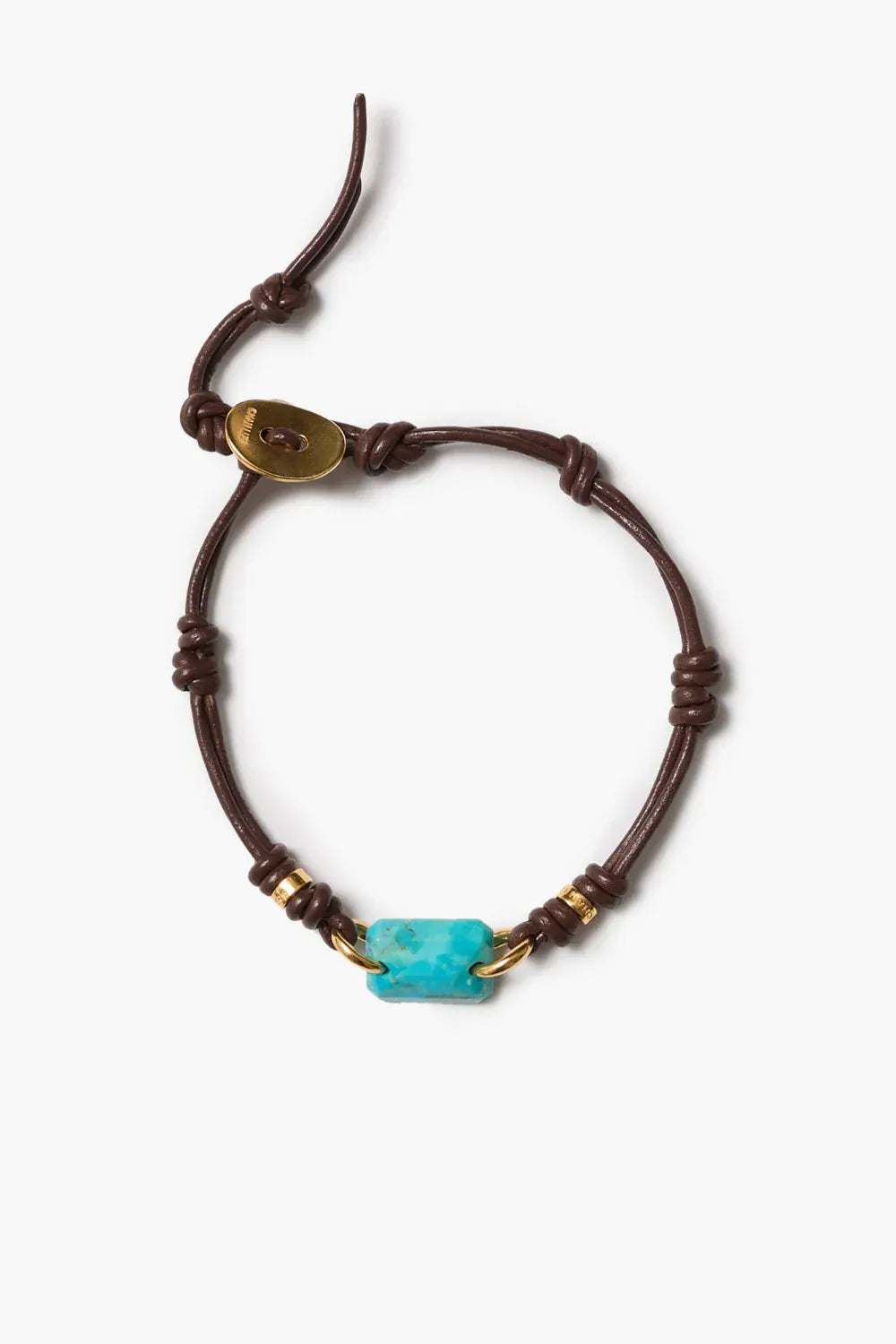 BRC-GPL Mesa Single Wrap Bracelet Turquoise