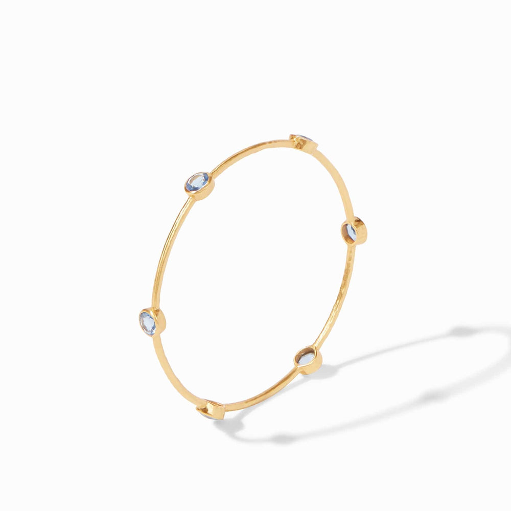 
                  
                    BRC-GPL Milano 6 Stone Gold Chalcedony Bangle - Small
                  
                