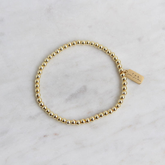 BRC-GPL Mini Gold Staple Bracelet