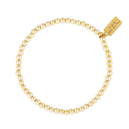 BRC-GPL Mini Gold Staple Bracelet