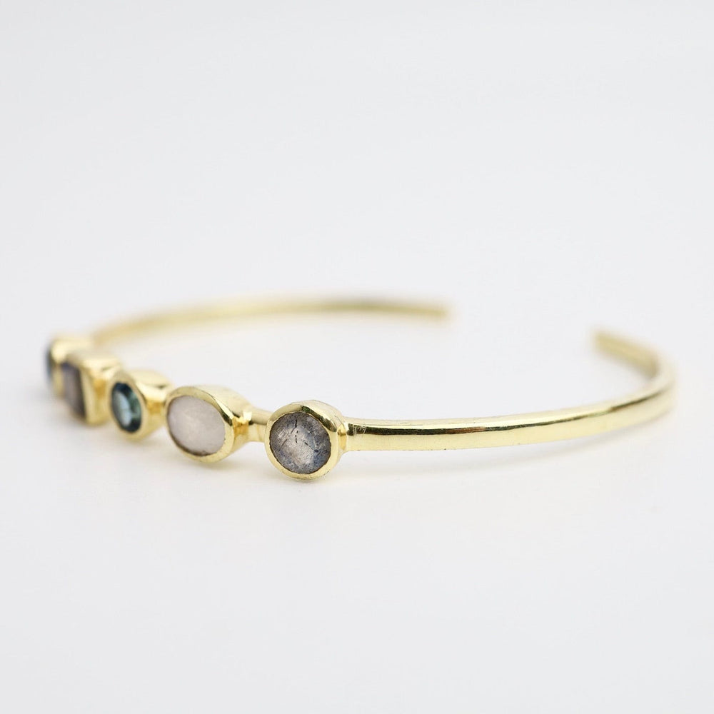 
                  
                    BRC-GPL Moonstone, Blue Iolite & Labradorite Cuff Bracelet
                  
                