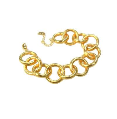 
                      
                        BRC-GPL Oggi Thick Gold Links Bracelet
                      
                    