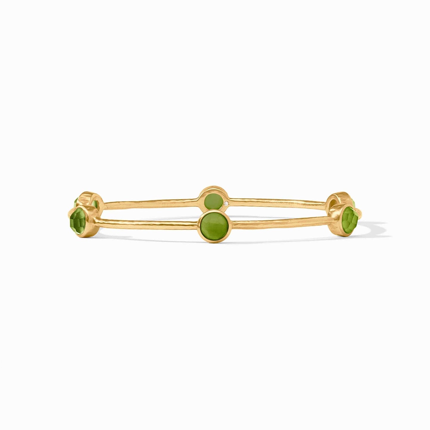 BRC-GPL Palmetto Green Milano Bangle Bracelet