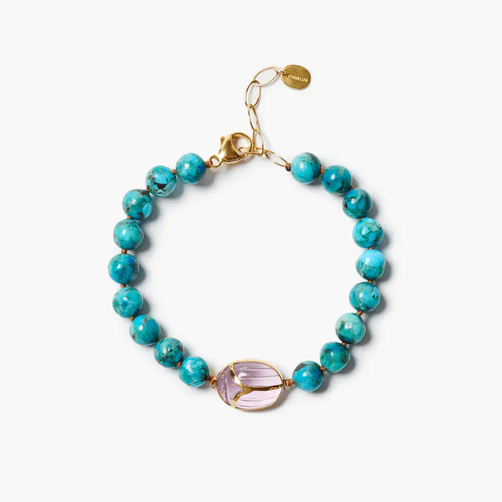 BRC-GPL Scarab Bracelet Turquoise