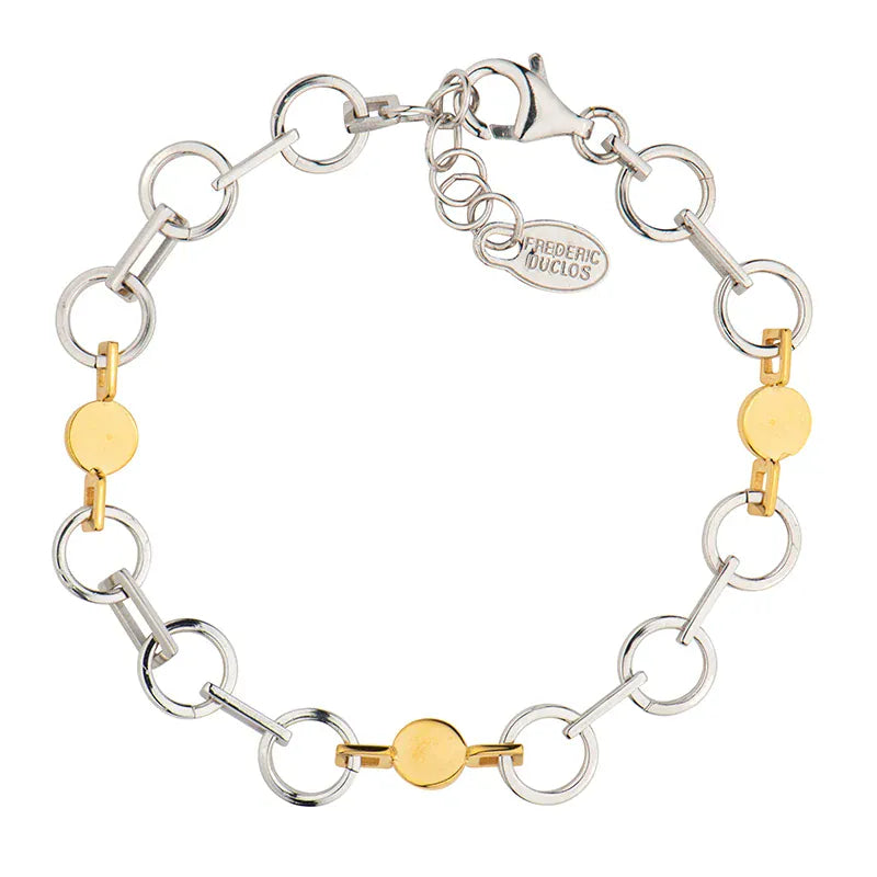 BRC-GPL Sterling Silver & Gold Plated Murphy Bracelet
