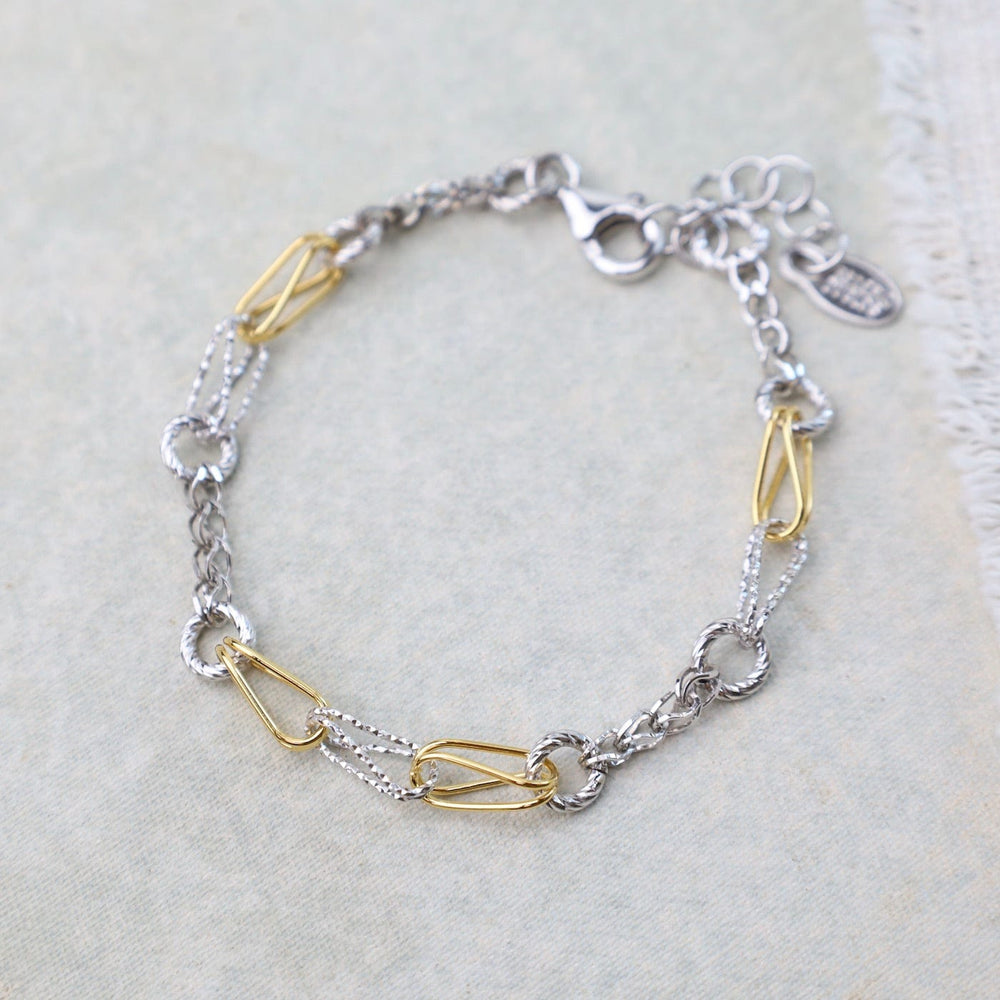 
                  
                    BRC-GPL Sterling Silver & Yellow Gold Plated Bobbie Bracelet
                  
                