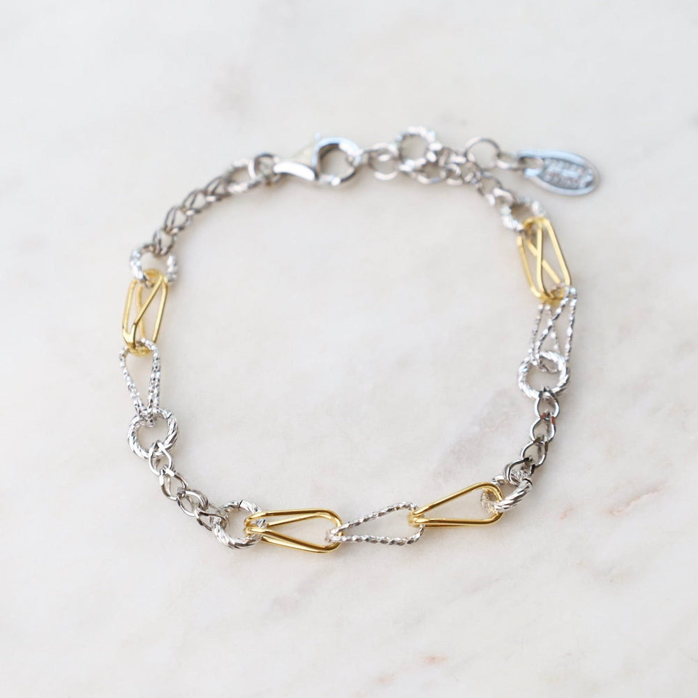 
                  
                    BRC-GPL Sterling Silver & Yellow Gold Plated Bobbie Bracelet
                  
                