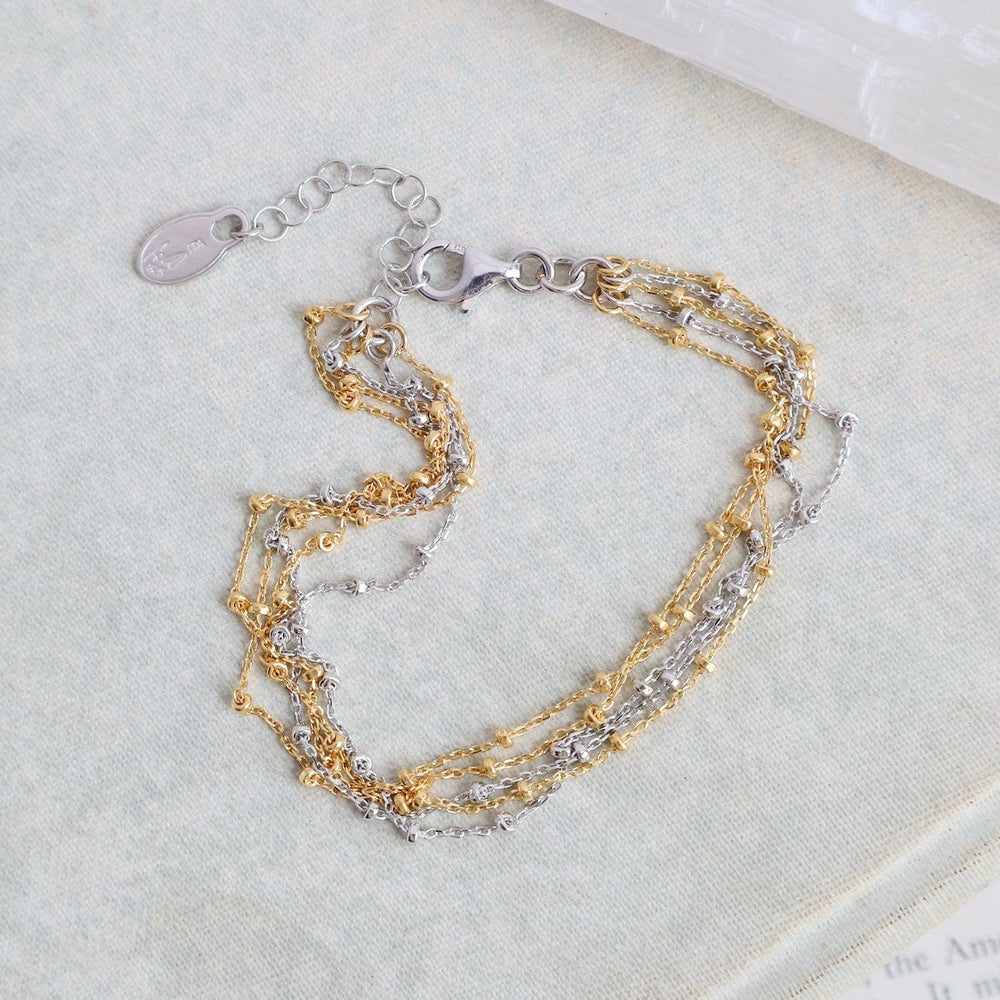 
                  
                    BRC-GPL Sterling Silver & Yellow Gold Plated Duet Bracelet
                  
                