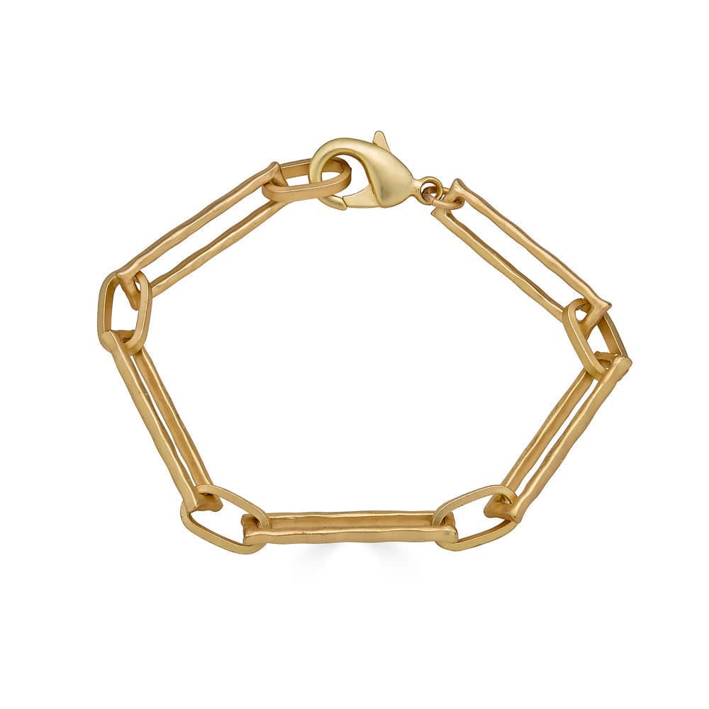 BRC-GPL Textured Rectangle Bracelet