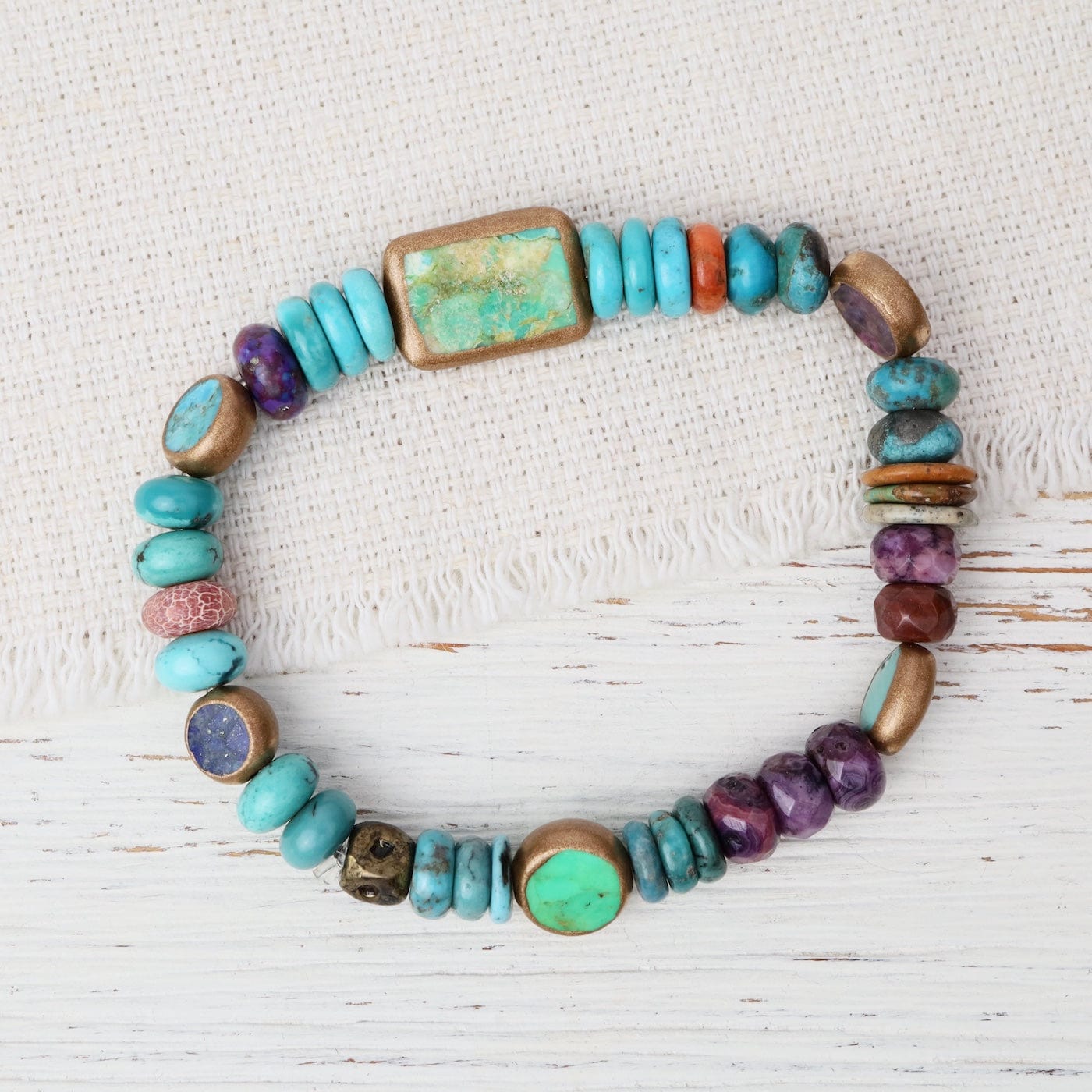 BRC Green Rectangle Fairy Pillow Bracelet