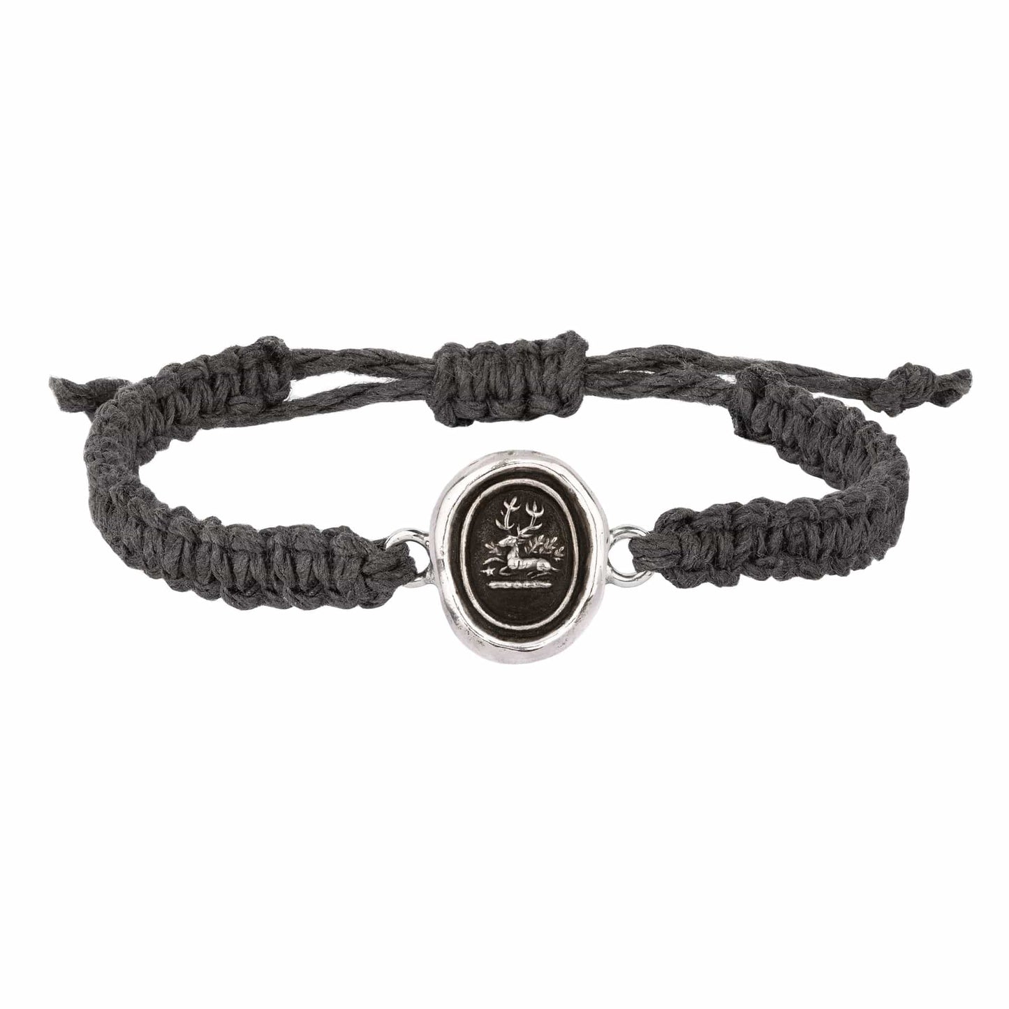 BRC Grounding Braided Bracelet - Charcoal