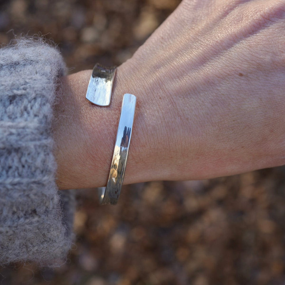 
                      
                        BRC Hammered Bangle with Overlap
                      
                    