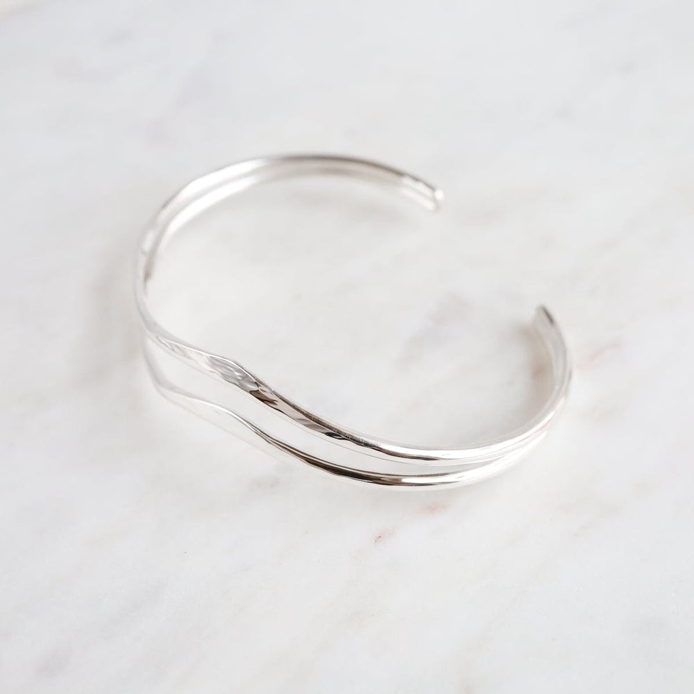 
                      
                        BRC Hammered Double Wave Cuff Bracelet
                      
                    