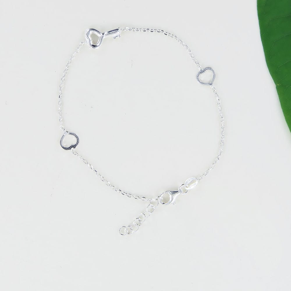 BRC Heart & Key Station Bracelet