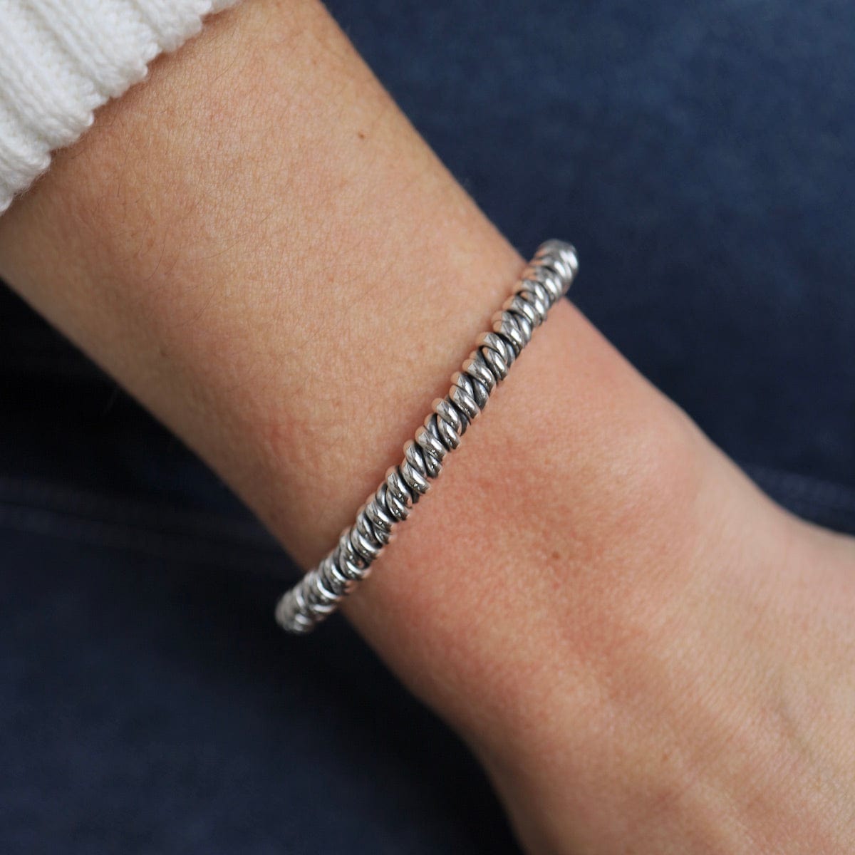 BRC Heavy Wrapped Sterling Silver Cuff