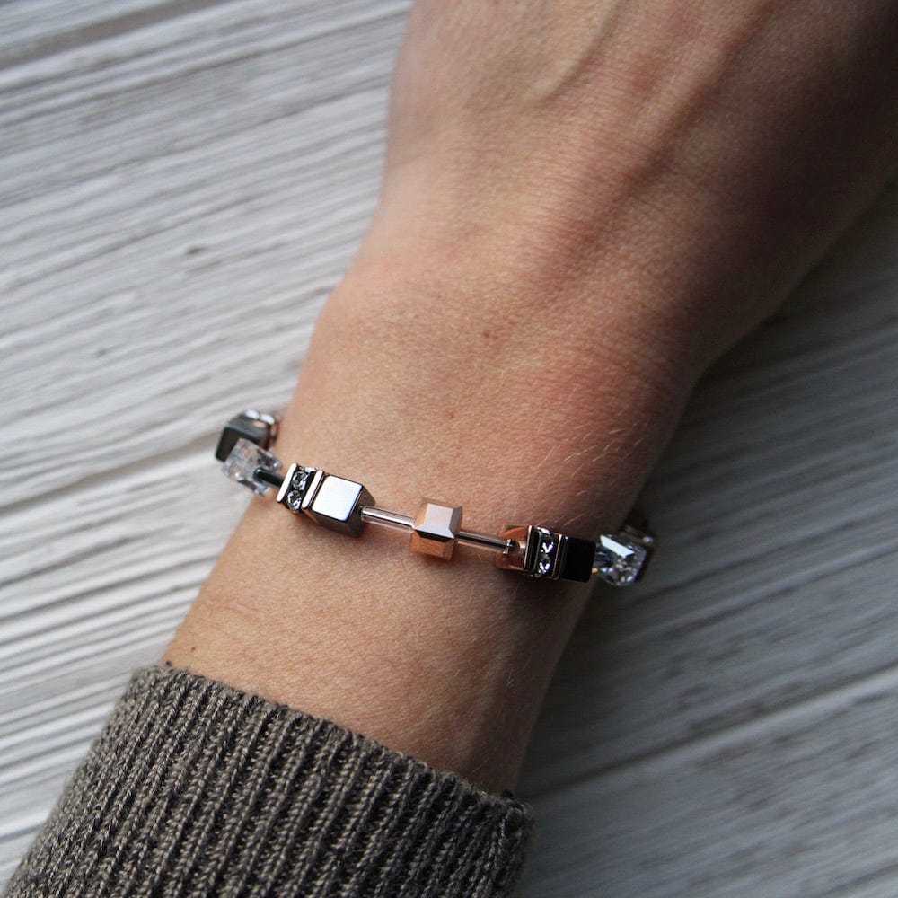 
                      
                        BRC HEMATITE GEO CUBE BRACELET
                      
                    