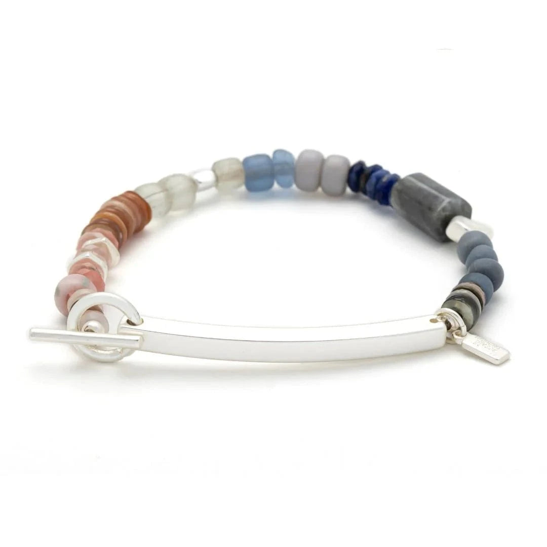 BRC Hidden Message Bracelet - Amazing/Labradorite/Silver