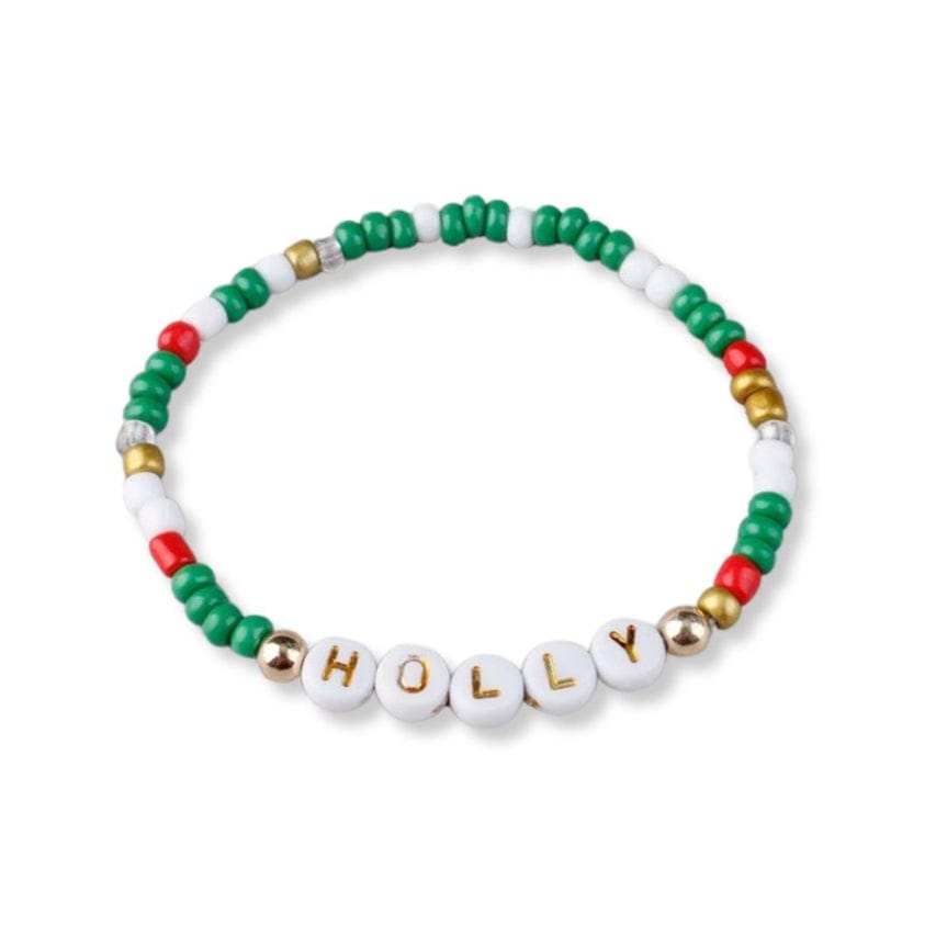 BRC Holiday Beaded Friendship Stretch Bracelets - Holl