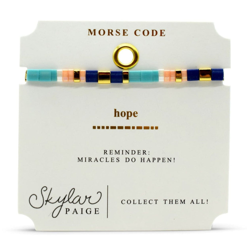 
                      
                        BRC Hope - Morse Code Tila Beaded Bracelet
                      
                    