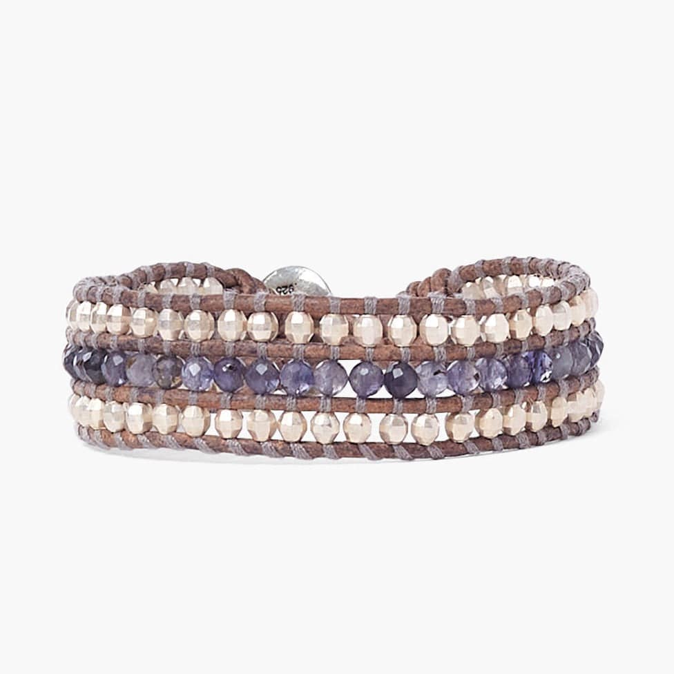 
                      
                        BRC Iolite Three Wrap Bracelet
                      
                    