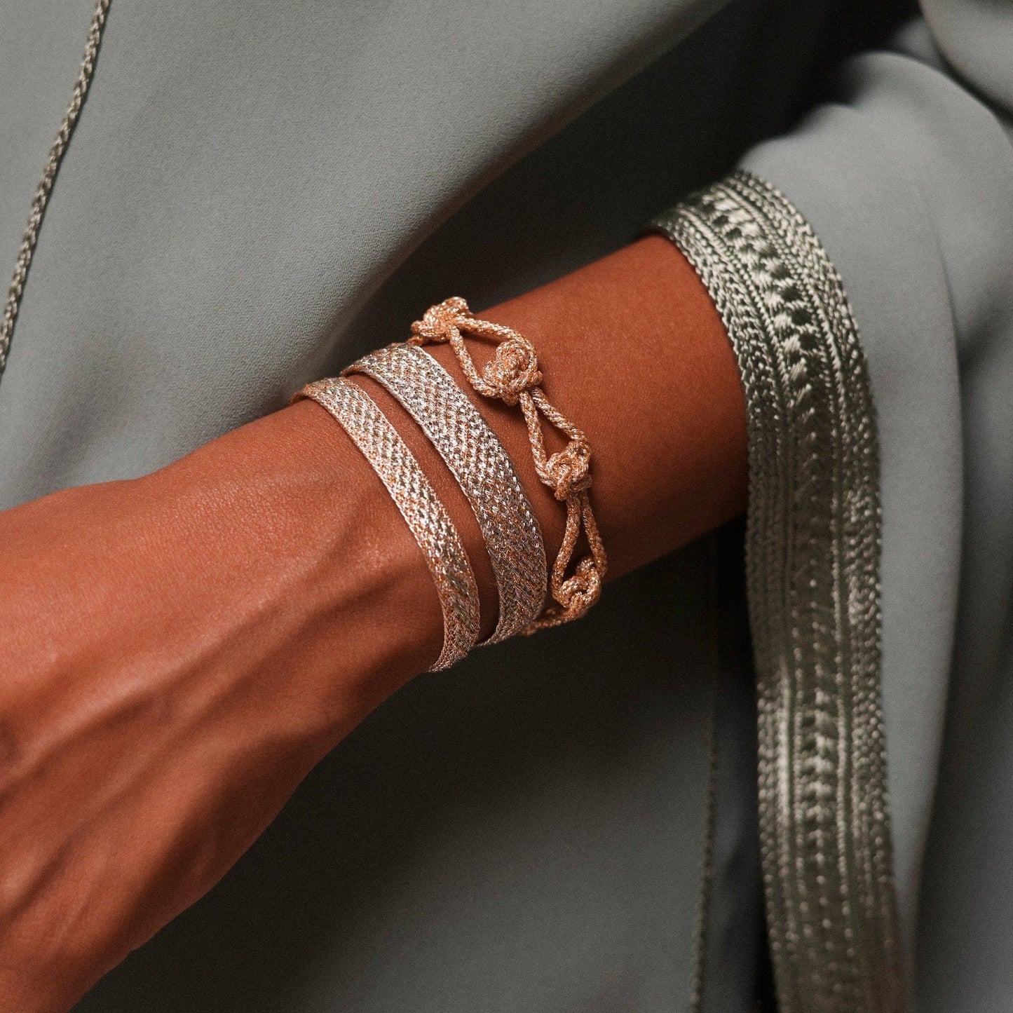 BRC Izy nº2 Bracelet in Gold Silver Almond